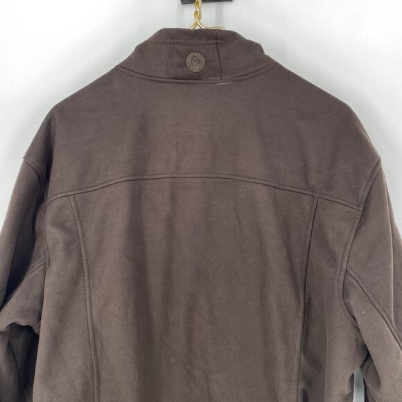 Marmot Hawkins Fleece Full Zip Jacket Brown Men's Size XL - Picture 5 of 8